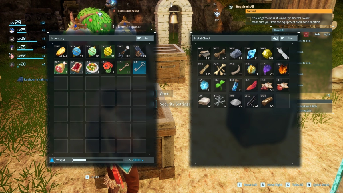 Inventory after Bulk Transfer