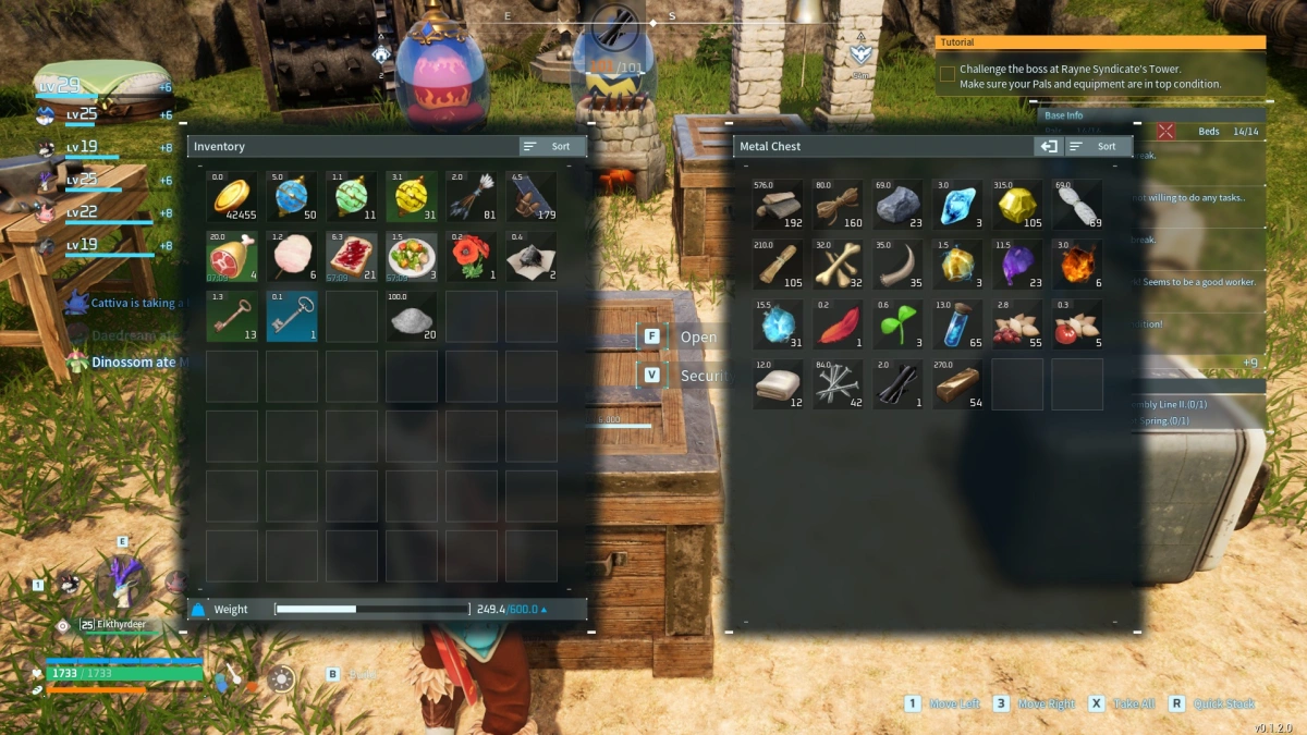 Press R to Bulk Transfer